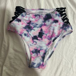 2 high rise small name brand bathing suit bottoms